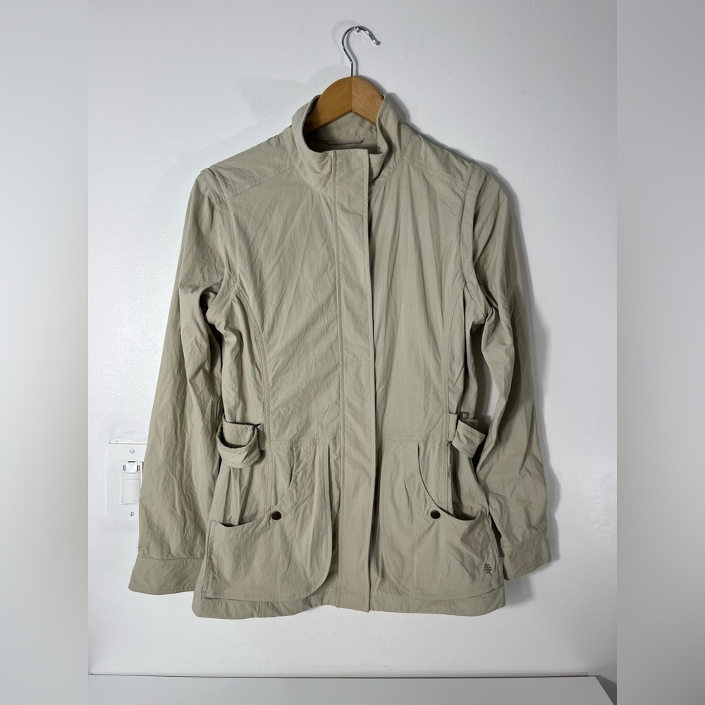 Royal Robbins Womens Sz Small Jacket Convertible Removable Sleeves Discovery